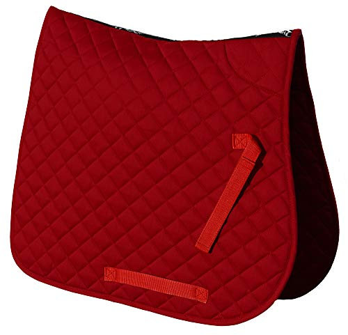 Rhinegold Satteldecke, Baumwolle, gesteppt, 0, rot, Cob