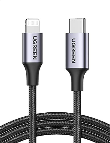 UGREEN USB C auf Lightning Kabel MFi Zertifiziert Ladekabel PD 3.0 kompatibel mit iPhone 14, 13, 12, 11, iPhone SE, iPad 10.2 2021, AirPods usw. (1M)