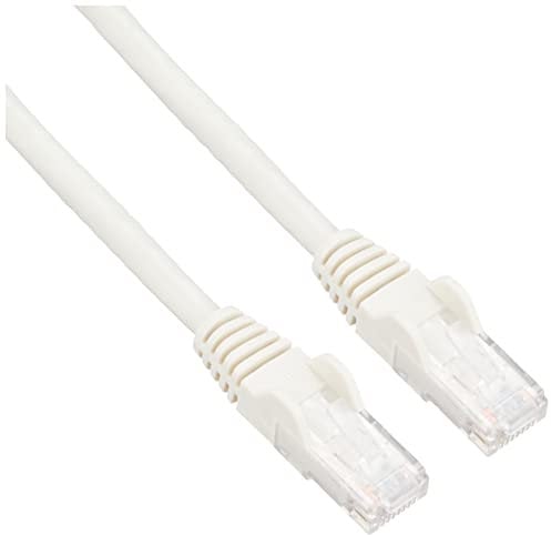 StarTech.com 1.5m CAT6 Ethernet Cable - White CAT 6 Gigabit Ethernet Wire -650MHz 100W PoE RJ45 UTP Network/Patch Cord Snagless w/Strain Relief Fluke Tested/Wiring is UL Certified/TIA (N6PATC150CMWH)