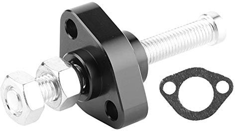 Ajustador del Tensor de Cadena para CBR/CB VF VTR, Tensor de Cadena de distribuci¨®n de Leva de aleaci¨®n de Aluminio con Junta (Negro)
