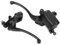 Aramox Pompa Frizione per moto, 1 Set Pompa Freno 25 mm per Shadow 400 / Steed, Cilindro Principale del Freno