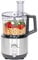 GE Food Processor | 12 Cup | Complete With 3 Feeding Tubes & Stainless Steel Accessories - 3 Discs + Dough Blade | 3 Speed | Great for Shredded Cheese, Chicken & More | Kitchen Essentials | 550 Watts