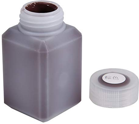 60 Ml Aceite de Borde de Cuero de Cemento para Artesanía de Cuero Herramienta de Sellado de Borde de Cuero Manual para Manualidades para Colorear Bordes de Cuero en Carteras(marrón)