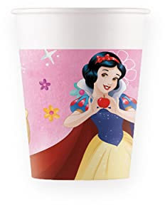 Procos - Vasos de papel FSC Disney Princess Live Your Story (200 ml), 8 unidades, multicolor, 93848