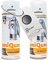 UniQum Autolack + Klarlack 2K Spraydose für AUDI MINERALGRAU Y7K Autolack Reparatur 2 x 400 ml