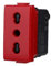 MODULI SPINA INTERRUTTORI SHUCKO TASTI USB DIMMER COMPATIBLE MATX (MODULO PRISE BIPASSE ROSSO)