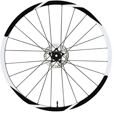 DualColorStampe Felgenaufkleber 26 - 27,5 - 28-29 Zoll Fahrrad MTB Bike Sticker Felgen MTB B0024 (28-29 Zoll, matt schwarz)