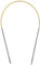 Aeelike 40 cm Rundstricknadeln Set, 2,75 mm Edelstahl Rundstricknadeln mit Farbiges Stahlseil, Metall Rundstricknadel Set, Ergonomische Stricknadeln Rundstricknadel für Anfänger, Erwachsene, Profis