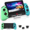 NexiGo Controller für den Handheld Modus, ergonomischer Controller für Nintendo Switch mit 6-Achsen-Gyro, Dual-Motor-Vibration, kompatibel mit Allen Spielen der Switch, Nicht für OLED, Island Village