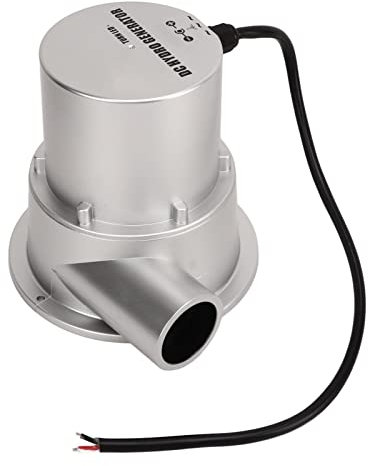Generador de Turbina de Agua, Imán Permanente Motor sin escobillas Control Remoto Hidro Generador de Agua 12V 24V Carga de Batería Micro Generador Hidroeléctrico para Jardín (SJ18B)