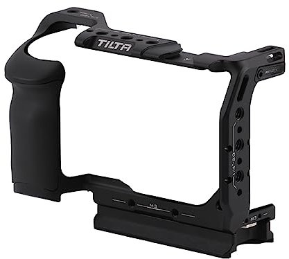 Tilta ZV-E1 Cage, kompletter Kamerakäfig, kompatibel mit Sony ZV-E1 mit integriertem Handgriff Hohe Kompatibilität und geringes Gewicht - Schwarz TA-T35-FCC-B