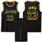 2-Teiliges Basketball Jersey für Kinder/Erwachsene - Ärmelloses Atmungsaktives T-Shirt Weste und Shorts - Schwarz M