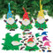 Baker Ross FX858 Christmas Tree Gonk Mix and Match Decoration Kits - Pack of 8, Christmas Arts and Crafts Decoration Kits for Kids