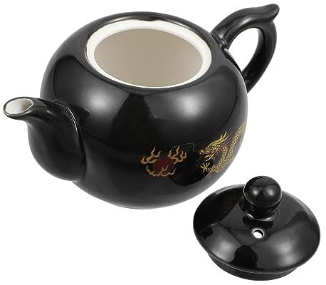 BESTonZON Théière Kung Fu Zisha Tea Pot Kyusu Tea Pot Bouilloire à Thé Théière En Porcelaine Japonaise Cafetière Thé De Tisane Tisser De Théière Cadeau Céramique Extérieur Bureau