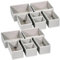 wintfarm Kleiderschrank Organizer,12 Stück Schrank Organizer,Schubladen Organizer,Ordnungssystem Schublade,12er Unterwäsche Organizer Socken Organizer (Grau)