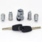 WEXIZU 5 pezzi set completo di accensione porta bagagliaio serratura cilindro cilindro con chiavi a lama SIP22, for Fiat, Doblo Cargo Punto Panda 2003-2016 Kit serratura maniglia porta