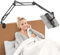 Jubor Upgraded Tablet Holder for Bed, Foldable iPad Bed Stand with 3 Metal Arm, 360 Degree Rotation Tablet Desk Holder for iPad/Pro/Air/Mini, Smartphones and Tablets 4.7-12.9 Inches