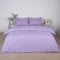 Brentfords Microfibre Double Duvet Cover Set Purple, Hotel Quality Double Bedding Quilt Covers Double Bed with Pillowcases Quilt Covers Luxury Super Soft Comfy - Lilac