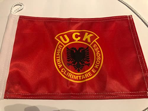 UCK Kosovo Albanien 35x50 cm Bootsflagge Premiumqualität Profiqualität Flagge Fahne
