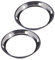 COLLBATH 2St Wok-Rack Wok-Brenner Gasbrenner Dampfkorb für Topf Gas ring Wok-Ring stative schwenkgrill dreibein topfregal rundes Wokgestell Wokständer aus Edelstahl Rostfreier Stahl Silver