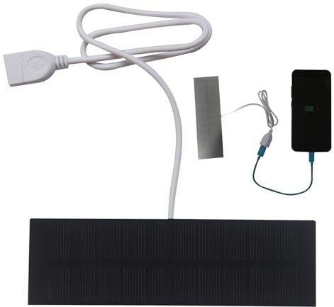 Cargador Fotovoltaico Portátil - Panel Solar Ligero Y Duradero, Batería De 3 W | Fuente De Alimentación Exterior USB Multipuerto Para Uso Autónomo En Camping, Trekking, Vivac, Reserva De Energía