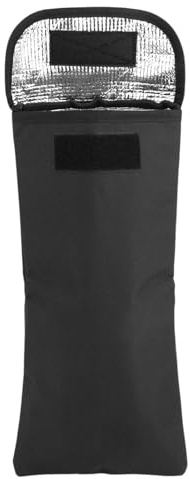 Hydration Bladder Insulated Bag, Black Oxford Cloth Water Bottle Cooler Bag | 2L Insulation Sleeve Cover Protector Keep Water Cold for Hiking Accessories (No Bladder Included)