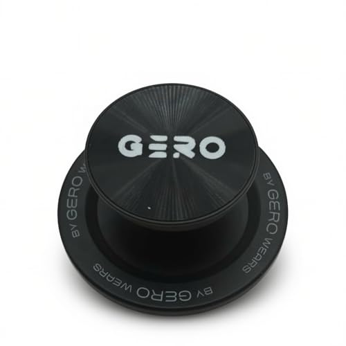 Gero Wears Magnetic Phone Grip and Stand Ring, Premium Holder for Smartphones, Includes Magnet Adapter