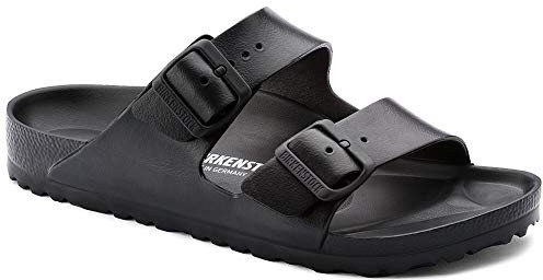 Birkenstock Arizona, Sandali unisex adulto, nero (black birko-flor), 44 (normale)