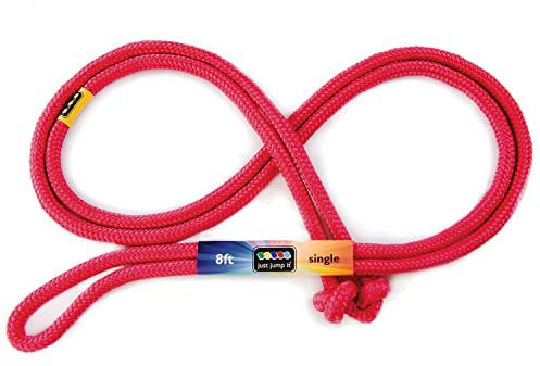 Just Jump It R8RD Red Rainbow Jump Rope - 8 Feet
