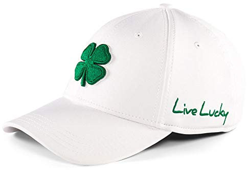 Black Clover Herren Premium Fitted #2 Cap – Schwarz, 16 – Weiß/Grün, S/M