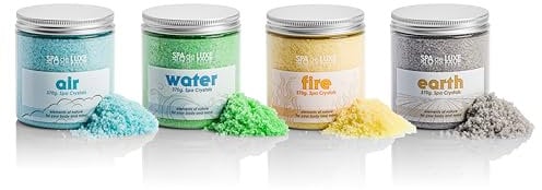 AquaFinesse Spa de Luxe 4er Pack Spa Düfte Badesalz vier Elemente WA26