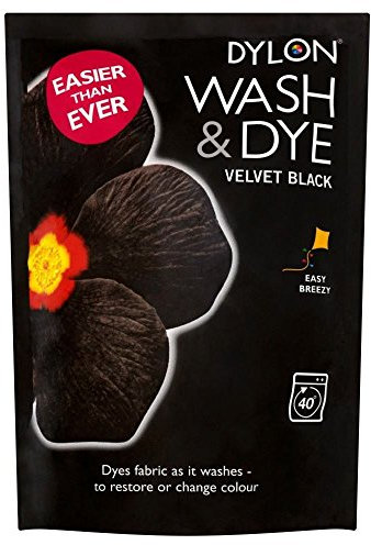 Dylon Machine Wash & Dye, Velvet Black 7400410101x1 (pack of 2)