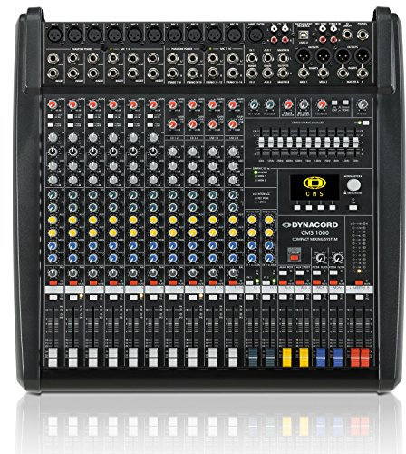 Dynacord CMS 1000 – 3 10 Ausgangskanäle 15 – Sie bieten HZ schwarz – Tische Mischpult Audio (10 Kanäle, 24 Bit, 15 – Sie bieten HZ, 85 dB, 96 KHz, 0,005%)