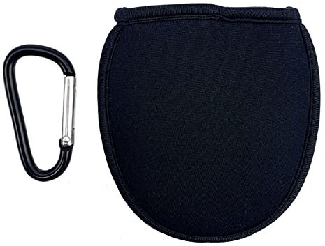 Wanty Golf Ball Cleaner Pouch,Portable Pocket Golf Ball Washer Pouch, Pocket Ball Washer With Clip (Black-1)