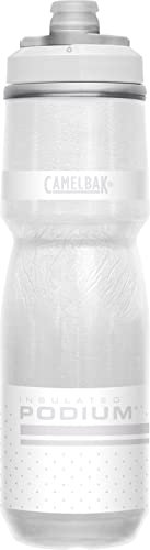 CAMELBAK Podium Chill Sportwasserflasche | 710 ML | Trinkflasche mit Isolierung | BPA-frei | Für Laufen, Radfahren, Wandern | Reflektierender Geist