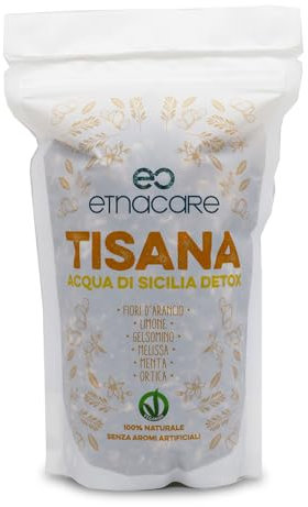 TISANA ACQUA DI SICILIA DETOX | Tisana disintossicante | Funzionalità digestiva | Regola il transito intestinale | Tisane drenanti e dimagranti | Tisana drenante Rilassante |