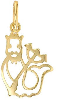 Jouailla – Sternzeichen-Anhänger aus Gold 375/1000 – Wassermann (396223)