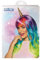 Boland 85054 - Perücke Einhorn Airglow, Kunsthaar, lange Haare mit goldenem Horn, Frisur, Regenbogen, Accessoire, Kostüm, Karneval, Mottoparty