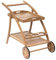 Hespéride - Desserte Tiwi Bois Acacia avec Roues - L. 78 x P. 56 x H. 105 cm - Mobilier d'Extérieur pour Terrasse Balcon Patio