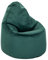 Loft 25 Capriccio Velvet Sitzsack Stuhl | Premium Samt Sitzsack für den Innenbereich für Haus und Wohnzimmer | Ergonomisches Design zur Körperunterstützung (Sitzsack, Forest)