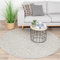 FRAAI | Home & Living Wollteppich Rund - Feline Grau Wolle - Flachgewebe - Einfarbig - Modern, Skandinavisch - Wohnzimmer, Esszimmer, Schlafzimmer - Carpet