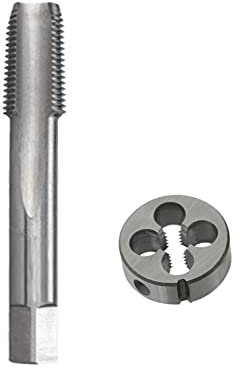 Luosfuh Jeu de tarauds et de matrices outil de filetage kit de tarauds norme américaine NPT NPT-3/8