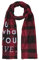 s.Oliver Damen 201.10.111.25.277.2108351 Schal, schwarz|pink|rot, 1