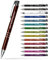 #teamludorf 50x Metall-Kugelschreiber mit Wunsch-Gravur - Personalisierte Kulis - Stift mit Namen - 14 Farben & 20 Schriftarten - 50 Stück - Bordeaux