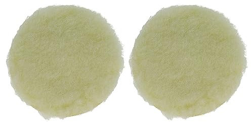 vhbw 2X Polierscheibe, Polierschwamm kompatibel mit Bosch PEX 400 AE Exzenter- & Schwingschleifer - 12,5 cm Arbeitsdurchmesser, 16 g, beige