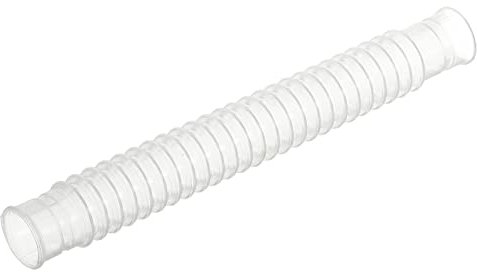 sourcing map Washing Machine Drain Hose 0.5Ft PVC Extension Inner Connecting Pipe Clear Corrugated Flexible Internal Hose for Washer