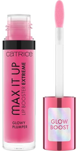 Catrice Max It Up Lip Booster Extreme, Nr. 040, Pink, pflegend, Extremes Volumen, Färbeeffekt, natürlich, glänzend, vegan, ohne Parabene, ohne Mikroplastikpartikel, Nanopartikel frei, 1er Pack (4ml)