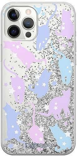 Babaco ERT GROUP mobile phone case for Apple Iphone 12/12 PRO original and officially Licensed pattern Cats 016 optimally adapted to the mobile phone, with glitter overflow effect