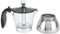Tbest Estufa Esso Percolador Transparente Moderno Acero Inoxidable 4 Tazas Cafetera de Acero Inoxidable Estufa Moka Pot Cafetera Suministros de Cocina