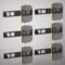 Riuog Battery Holder for Dewalt 18V 20V Battery, Battery Mounts Dock Holder, Battery Holder Wall Mount Bracket (Black-6 Pack)